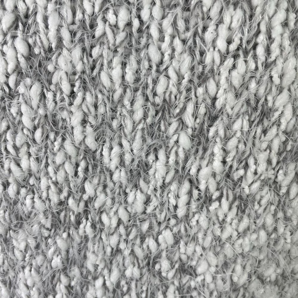 Buffalo White Gray Eyelash Cozy Sweater Small - Picture 7 of 8